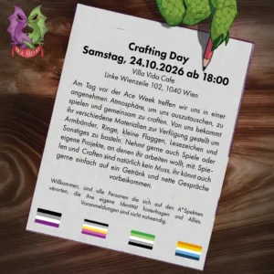 24.10.26, 18:00 // Crafting Day WIEN